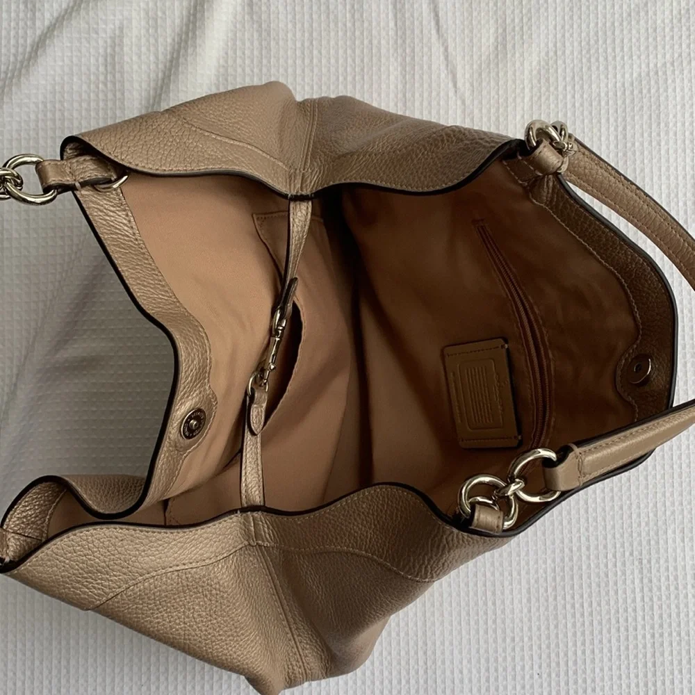 Coach metallic sheen purse